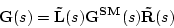 \begin{displaymath}
\ensuremath{\mathbf{G}(s)} =\ensuremath{\mathbf{\tilde{L}}(...
...nsuremath{\mathbf{G^{SM}}(s)}\ensuremath{\mathbf{\tilde{R}}(s)}\end{displaymath}